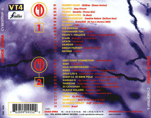 Various - Dance Opera Cybertrip 6 Double CD Import
