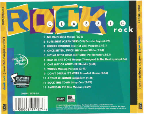 Various - Classic Rock Music That Changed Our Lives CD Import