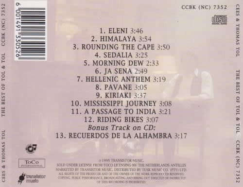 Cees Tol & Thomas Tol - Best of CD