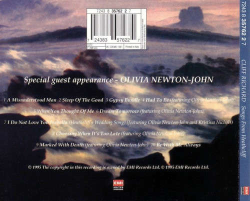 Cliff Richard - Songs From Heathcliff CD Import