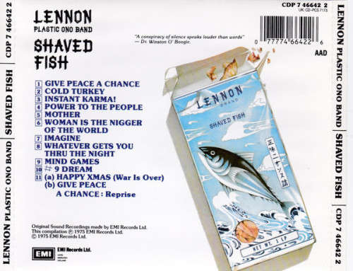 John Lennon & Plastic Ono Band - Shaved Fish CD Import