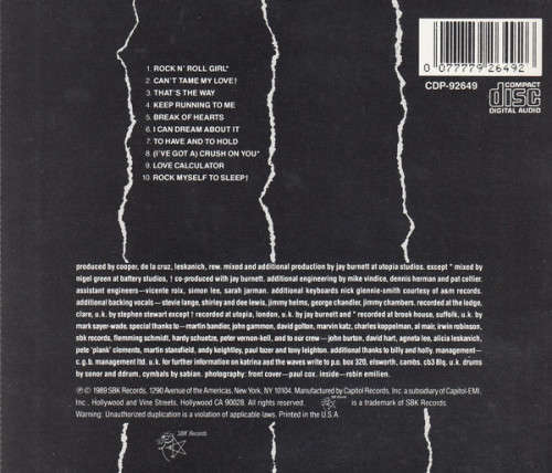 Katrina & the Waves - Break of Hearts CD Import