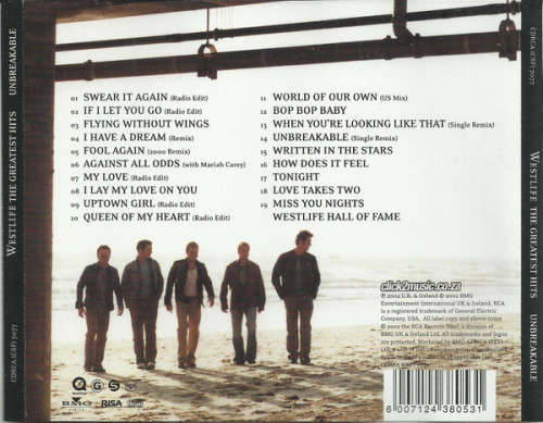 Westlife - Unbreakable - Greatest Hits Vol. 1 CD