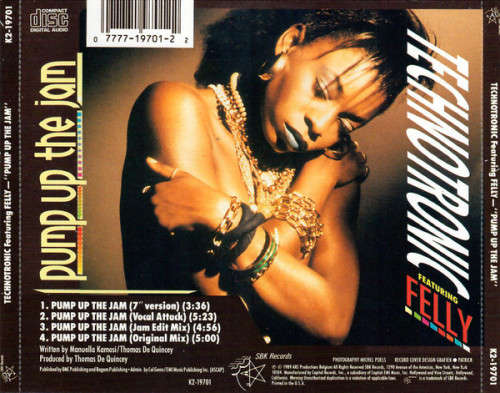 Technotronic ft Felly - Pump Up the Jam Maxi CD Single Import