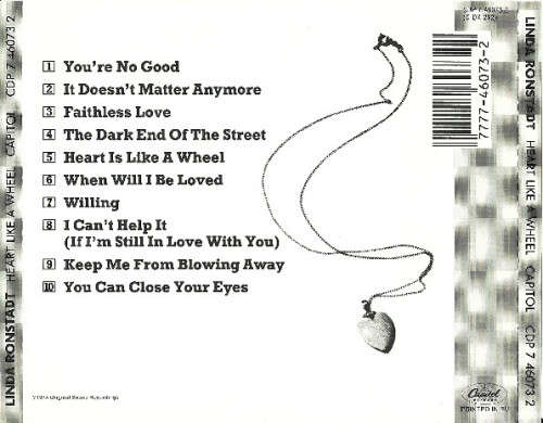 Linda Ronstadt - Heart Like a Wheel CD Import