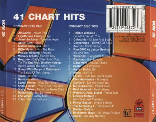 Various - Now That`s What I Call Music! 39 Double CD Import