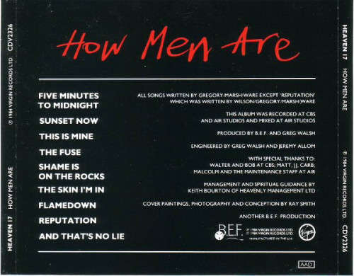Heaven 17 - How Men Are CD Import