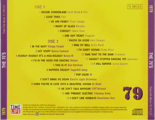 Various - The 70`s - 1979 Double CD Import
