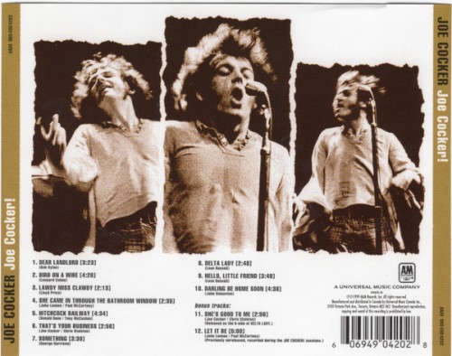 Joe Cocker - Joe Cocker! CD Import