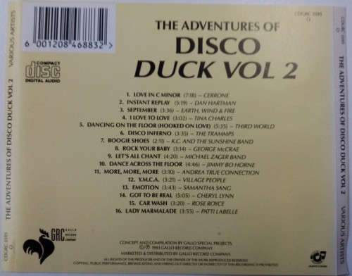 Various - The Adventures Of Disco Duck Vol 1 + 2 CD
