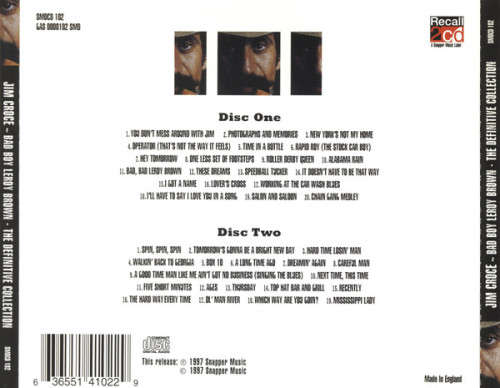 Jim Croce - Definitive Collection Double CD Import