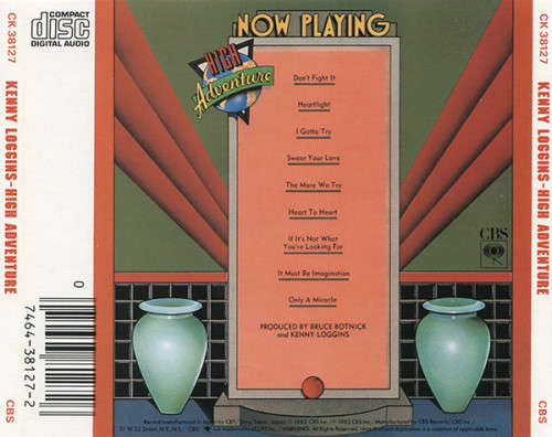 Kenny Loggins - High Adventure CD Import