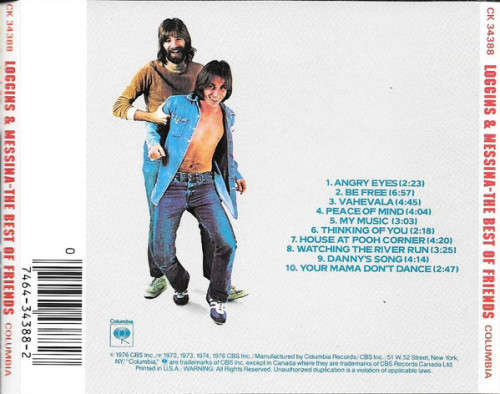 Loggins & Messina - Best of Friends CD Import