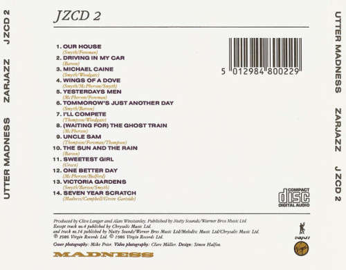 Madness - Utter Madness CD Import