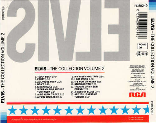 Elvis Presley - The Collection Volume Two CD Import