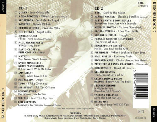 Various - Kuschelrock 7 Double CD Import