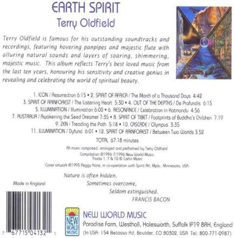 Terry Oldfield - Earth Spirit CD Import