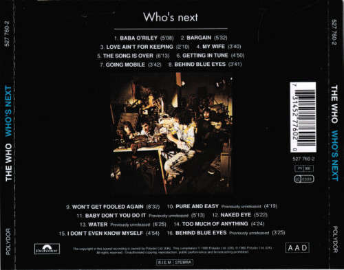 The Who - Who's Next CD Import