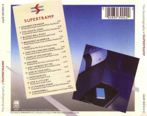 Supertramp - Autobiography of CD Import