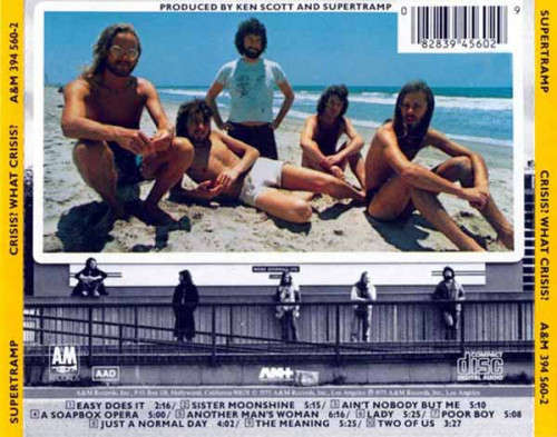 Supertramp - Crisis? What Crisis? CD Import