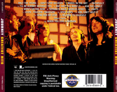 Journey - Greatest Hits CD Import
