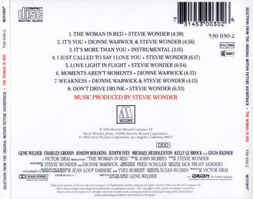 Soundtrack - The Woman In Red CD Import