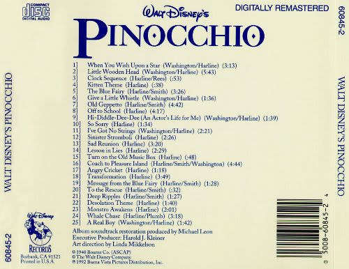 Soundtrack - Pinocchio CD Import