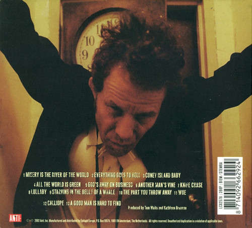 Tom Waits - Blood Money CD Import Digipak