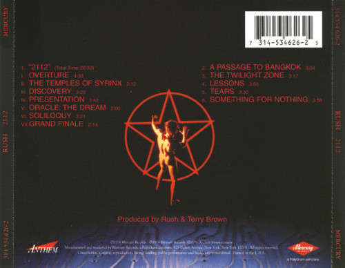 Rush - 2112 CD Import