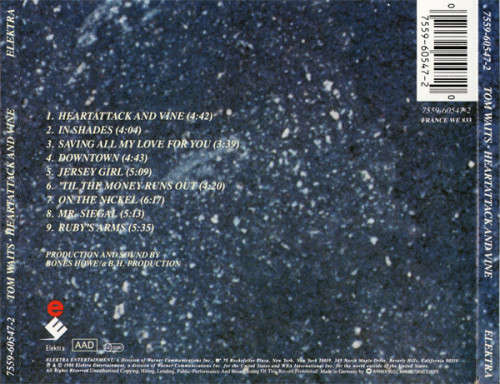 Tom Waits - Heartattack & Vine CD Import
