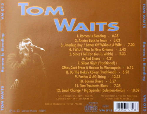 Tom Waits - Romeo Is Bleeding CD Import