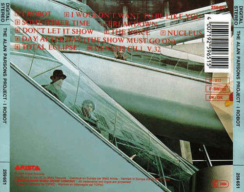 Alan Parsons Project - I Robot CD Import