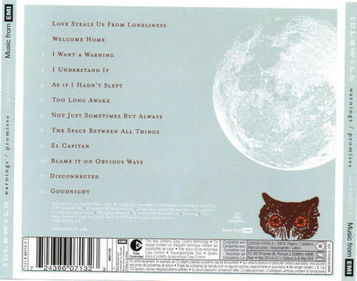 Idlewild - Warnings / Promises CD Import