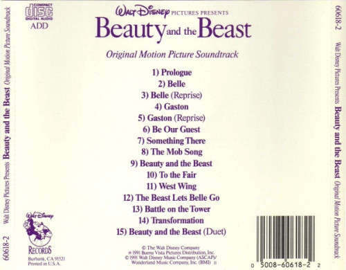 Soundtrack - Beauty & the Beast CD Import