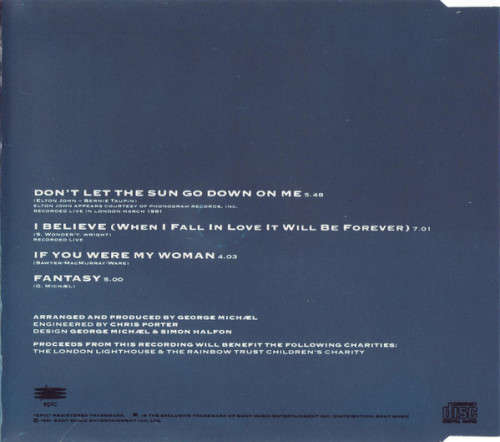 George Michael / Elton John - Don`t Let the Sun Go Down On Me CD Maxi Single Import