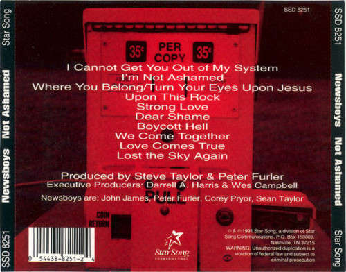 Newsboys - Not Ashamed CD Import