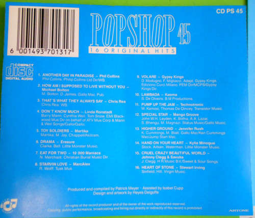 Various - Pop Shop 45 Rare CD
