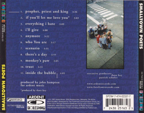 Smalltown Poets - Smalltown Poets CD Import