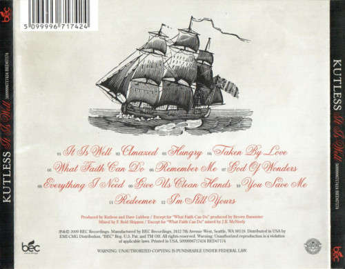 Kutless - It Is Well CD Import