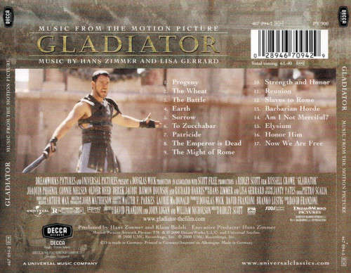 Soundtrack - Gladiator CD Import