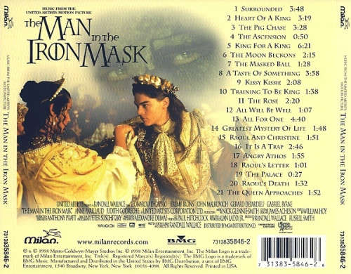 Soundtrack - The Man In the Iron Mask CD Import