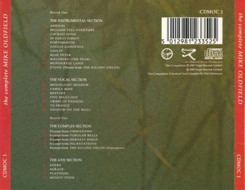 Mike Oldfield - Complete Double CD Import