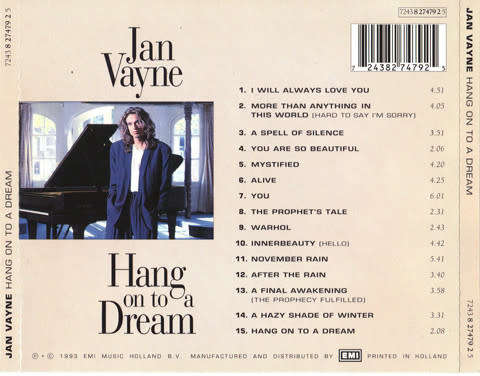 Jan Vayne - Hang On To a Dream CD Import