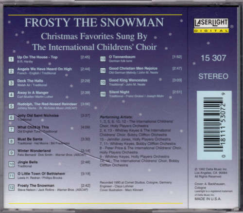 International Childrens` Choir - Frosty The Snowman CD Import