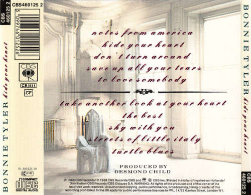 Bonnie Tyler - Hide Your Heart CD Import