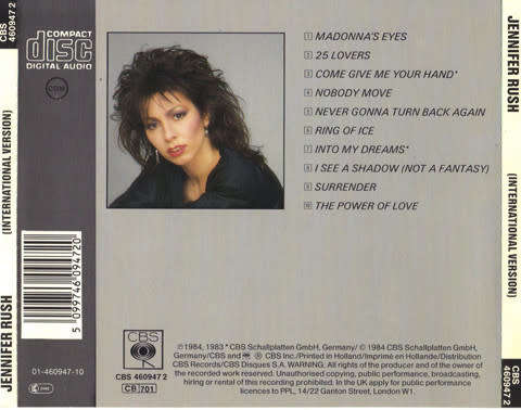 Jennifer Rush - International Version CD Import
