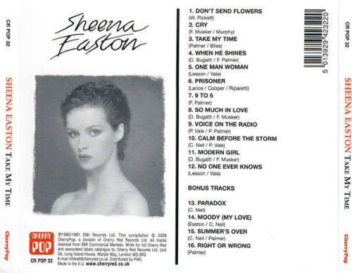 Sheena Easton - Take My Time CD Import
