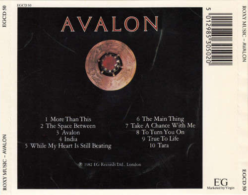 Roxy Music - Avalon CD Import