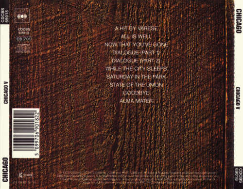 Chicago - Chicago V CD Import