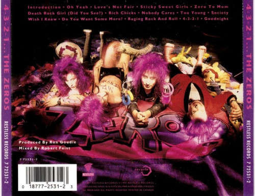 Zeroes - 4-3-2-1... The Zeros CD Import
